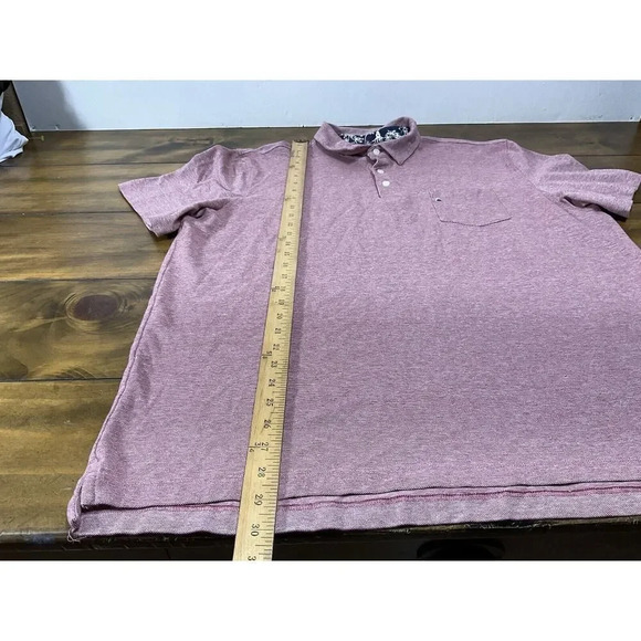 Taylor Vintage Shirt Mens 2XL Red Golf Polo Short Sleeve Casual Adult - Picture 4 of 7